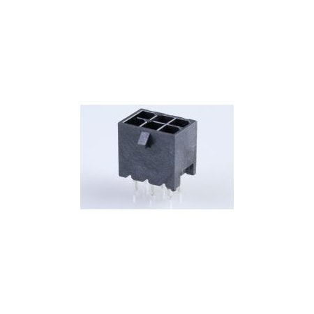 Molex Micro-Fit Plus Vert HDR ASSY 2X3 Tin Lu 206832-0601